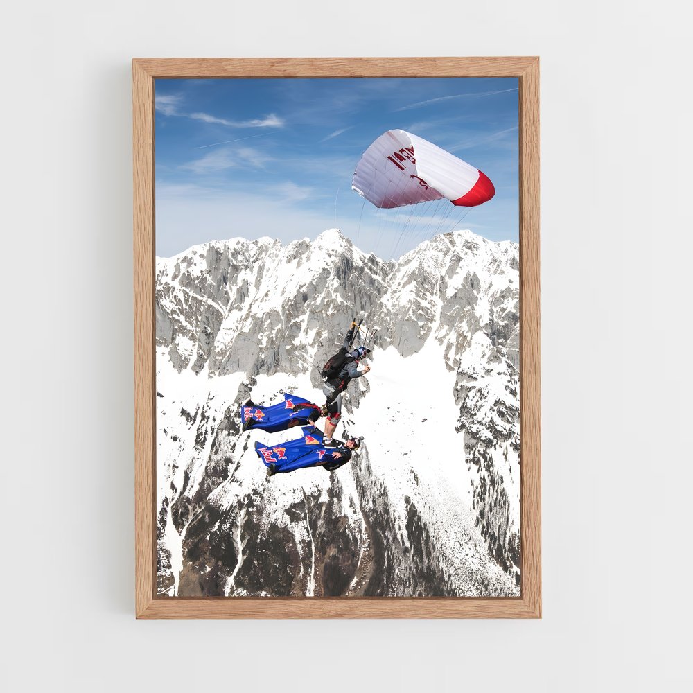 Poster L'Escalade Aérienne – affiche Parachutisme (vue 4)
